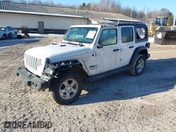 2021 Jeep Wrangler Unlimited Sport S with VIN 1C4HJXDG8MW841292, listed as a IAAI auction lot 41431503 with Not Provided miles and . Bid and sale history available at DreamBid. Image 17.