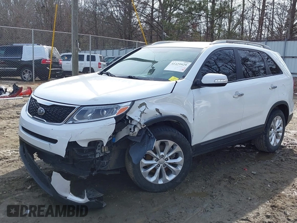 2015 Kia Sorento EX with VIN 5XYKU4A7XFG638114, listed as a IAAI auction lot 41429929 with 160,891 mi miles. Bid and sale history available at carsss.com. Image 6.