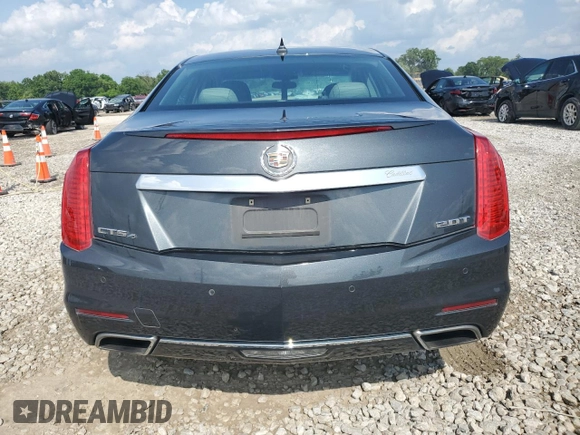 2014 Cadillac CTS AWD with VIN 1G6AW5SX9E0133215, listed as a Copart auction lot 61052055 with 179,614 mi miles and Salvage title. Bid and sale history available at DreamBid. Image 6.