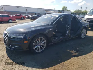 2016 Audi A7 3.0 Prestige with VIN WAU2GAFC5GN004745, listed as a Copart auction lot 61724214 with 106,321 mi miles and Salvage Title. Bid and sale history available at carsss.com. Image 1.
