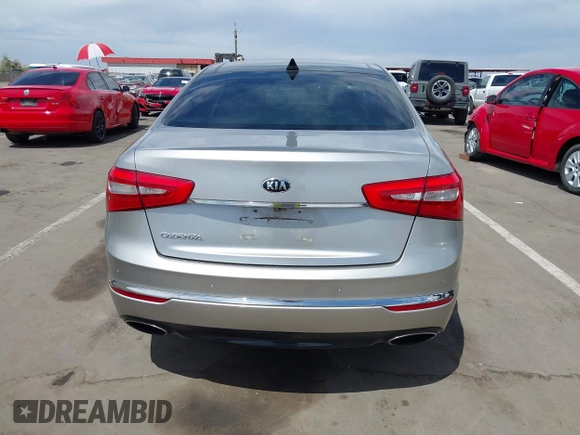2015 Kia Cadenza Premium z VIN KNALN4D75F5174264, wystawiony jako IAAI lot #42004287 z przebiegiem 100 385 mil mil oraz . Historia ofert i sprzedaży dostępna na DreamBid. Obrazek 16.