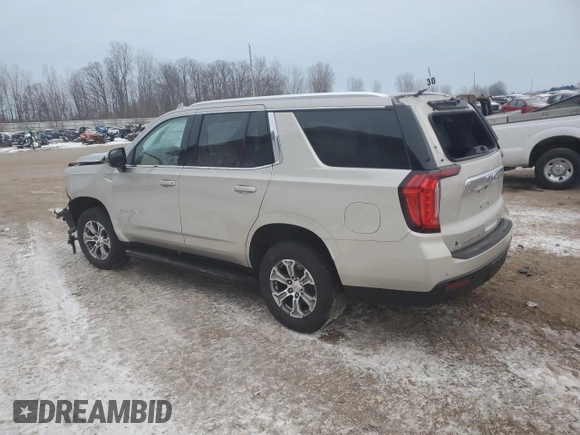 2022 GMC Yukon SLE with VIN 1GKS2AKD5NR352281, listed as a Copart auction lot 87829505 with 17,769 mi miles and Clean Title. Bid and sale history available at carsss.com. Image 2.