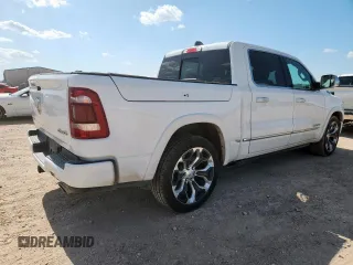 2020 Ram 1500 Limited with VIN 1C6SRFHT8LN110504, listed as a Copart auction lot 61715425 with 61,405 mi miles and Clean title. Bid and sale history available at DreamBid. Image 3.