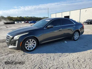 2014 Cadillac CTS Sedan RWD with VIN 1G6AP5SX7E0194625, listed as a Copart auction lot 88546775 with 127,934 mi miles and Salvage Title. Bid and sale history available at carsss.com. Image 1.