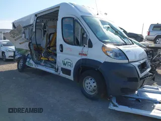 2019 Ram ProMaster Cargo with VIN 3C6TRVDG5KE559746, listed as a IAAI auction lot 41833076 with 120,370 mi miles and . Bid and sale history available at carsss.com. Image 1.