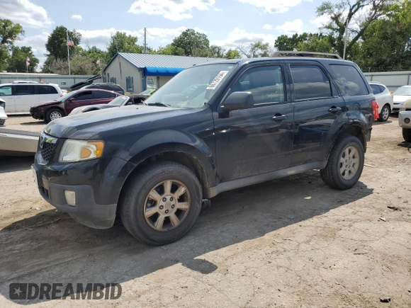 2010 Mazda Tribute Grand Touring with VIN 4F2CY0C78AKM03177, listed as a Copart auction lot 66729164 with 75,400 mi miles and Salvage Title. Bid and sale history available at carsss.com. Image 1.