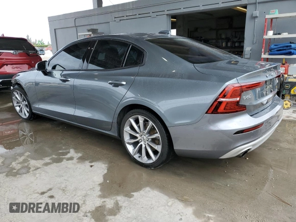 2019 Volvo S60 Momentum with VIN 7JR102FK3KG003852, listed as a Copart auction lot 88770525 with 89,455 mi miles and Non Repairable. Bid and sale history available at carsss.com. Image 2.