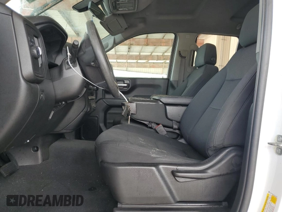 2021 Chevrolet Silverado 1500 Custom with VIN 1GCRWBEH6MZ115879, listed as a Copart auction lot 74552314 with Not Provided miles and Salvage Title. Bid and sale history available at DreamBid. Image 7.
