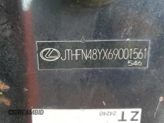 2006 Lexus SC 430 z VIN JTHFN48YX69001561, wystawiony jako Copart lot #44776165 z przebiegiem 91 337 mil mil oraz Szkoda całkowita • Salvage title. Historia ofert i sprzedaży dostępna na DreamBid. Obrazek 12.