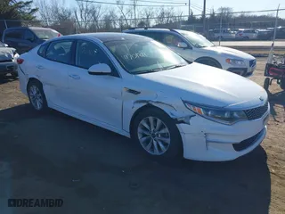 2017 Kia Optima EX with VIN 5XXGU4L30HG126899, listed as a IAAI auction lot 41701811 with 115,196 mi miles. Bid and sale history available at carsss.com. Image 1.