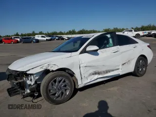 2024 Hyundai Elantra SEL with VIN KMHLM4DG4RU733265, listed as a Copart auction lot 63406845 with 8,994 mi miles and Salvage title. Bid and sale history available at DreamBid. Image 1.
