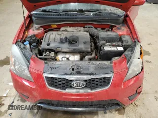 2010 Kia Rio with VIN KNADH4B39A6691792, listed as a Copart auction lot 80043064 with 161,139 mi miles and Salvage Title. Bid and sale history available at DreamBid. Image 11.