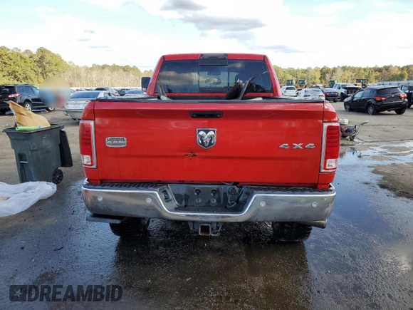 2016 Ram 2500 Laramie Longhorn with VIN 3C6UR5GL4GG259785, listed as a Copart auction lot 76971334 with 147,909 mi miles and Salvage title. Bid and sale history available at DreamBid. Image 6.