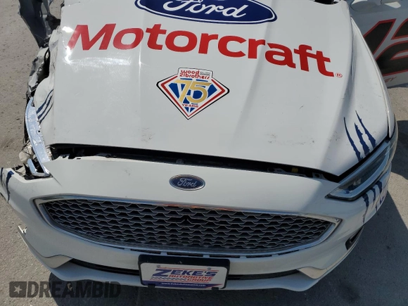 2020 Ford Fusion Titanium with VIN 3FA6P0D91LR130717, listed as a Copart auction lot 53095765 with 94,535 mi miles and Salvage title. Bid and sale history available at DreamBid. Image 12.
