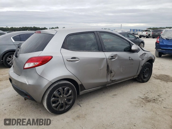 2012 Mazda 2 Sport with VIN JM1DE1KY1C0140803, listed as a Copart auction lot 83420714 with 153,730 mi miles and Salvage Title. Bid and sale history available at DreamBid. Image 3.