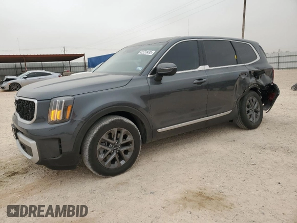 2024 Kia Telluride LX z VIN 5XYP24GC1RG508551, wystawiony jako Copart lot #42731435 z przebiegiem 16 931 mil mil oraz Szkoda całkowita • Salvage title. Historia ofert i sprzedaży dostępna na DreamBid. Obrazek 1.