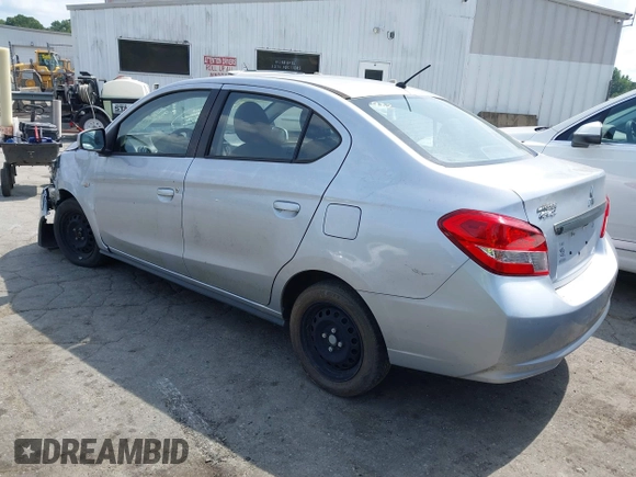 2020 Mitsubishi Mirage ES with VIN ML32F3FJ4LHF11148, listed as a IAAI auction lot 42816745 with 56,298 mi miles and . Bid and sale history available at DreamBid. Image 3.