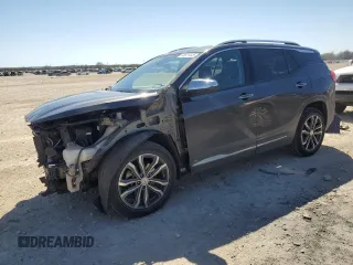 2019 GMC Terrain Denali with VIN 3GKALSEX3KL152068, listed as a Copart auction lot 46615445 with 61,457 mi miles and Salvage Title. Bid and sale history available at carsss.com. Image 1.