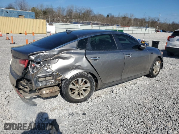2018 Kia Optima LX with VIN 5XXGT4L39JG206128, listed as a Copart auction lot 52222425 with 155,863 mi miles and Salvage Title. Bid and sale history available at carsss.com. Image 3.