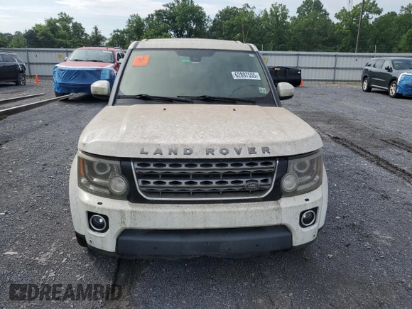 2016 Land Rover LR4 HSE with VIN SALAG2V67GA806049, listed as a Copart auction lot 62897555 with 117,841 mi miles and Salvage title. Bid and sale history available at DreamBid. Image 5.