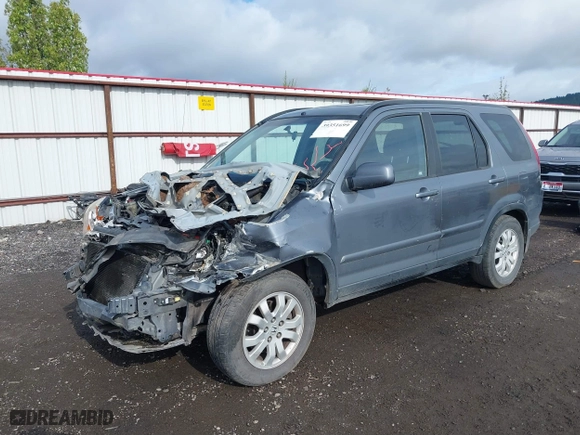 2006 Honda CR-V EX SE with VIN JHLRD78956C007365, listed as a IAAI auction lot 39351699 with 1 mi miles. Bid and sale history available at carsss.com. Image 2.