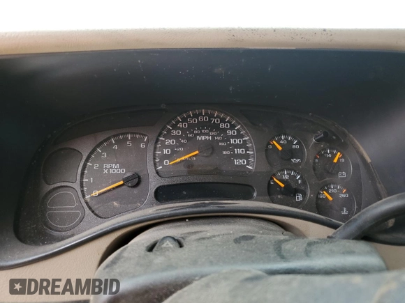 2004 Chevrolet Suburban Z71 with VIN 3GNFK16Z44G189308, listed as a Copart auction lot 48125965 with Not provided miles and Salvage title. Bid and sale history available at DreamBid. Image 9.