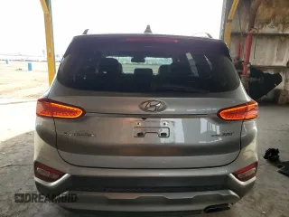 2020 Hyundai Santa Fe SEL with VIN 5NMS3CAA2LH245556, listed as a Copart auction lot 43567925 with 44,670 mi miles and Salvage Title. Bid and sale history available at carsss.com. Image 6.