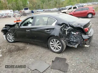 2015 Infiniti Q50 Premium with VIN JN1BV7AR1FM393334, listed as a Copart auction lot 53774125 with Not provided miles and Salvage title. Bid and sale history available at DreamBid. Image 2.