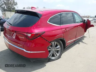 2023 Acura MDX with VIN 5J8YE1H31PL007235, listed as a IAAI auction lot 42111174 with 14,400 mi miles and . Bid and sale history available at DreamBid. Image 4.
