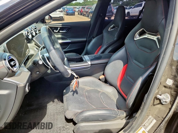 2023 Mercedes-Benz C 43 AMG with VIN W1KAF8HB5PR115101, listed as a Copart auction lot 63683285 with 13,488 mi miles and Salvage title. Bid and sale history available at DreamBid. Image 7.