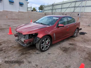 2016 Chevrolet SS with VIN 6G3F15RWXGL218566, listed as a Copart auction lot 61772425 with 35,881 mi miles and Salvage title. Bid and sale history available at DreamBid. Image 1.