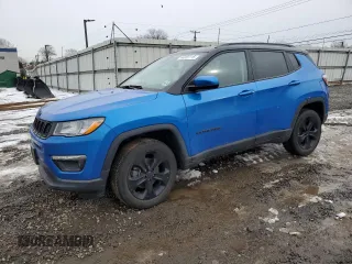 2021 Jeep Compass Altitude with VIN 3C4NJDBB3MT554733, listed as a Copart auction lot 44853115 with 30,961 mi miles and Salvage title. Bid and sale history available at DreamBid. Image 1.