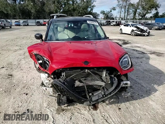2023 MINI Countryman Cooper S with VIN WMZ83BR09P3P69405, listed as a Copart auction lot 46940675 with 55,377 mi miles and Non repairable. Bid and sale history available at DreamBid. Image 10.