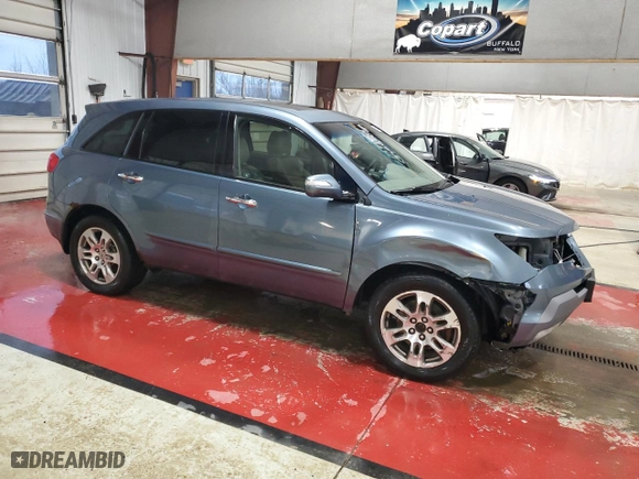 2008 Acura MDX Tech Pkg with VIN 2HNYD283X8H508933, listed as a Copart auction lot 53121965 with 171,408 mi miles and Salvage Title. Bid and sale history available at carsss.com. Image 4.