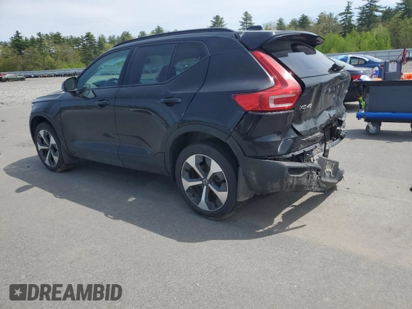 2023 Volvo XC40 Plus Dark Theme with VIN YV4L12UW6P2004151, listed as a Copart auction lot 56664765 with 9,335 mi miles and Salvage title. Bid and sale history available at DreamBid. Image 2.