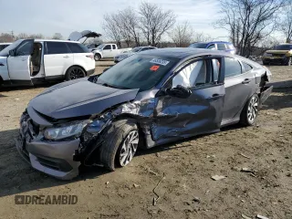 2018 Honda Civic Sedan EX with VIN 2HGFC2F70JH583511, listed as a Copart auction lot 46506235 with 32,571 mi miles and Salvage Title. Bid and sale history available at carsss.com. Image 1.