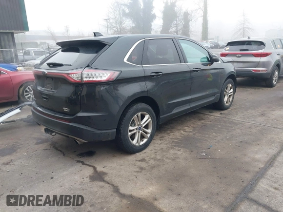 2015 Ford Edge SEL with VIN 2FMTK4J93FBC24166, listed as a IAAI auction lot 41322955 with 91,362 mi miles. Bid and sale history available at carsss.com. Image 4.