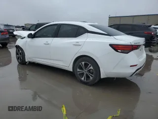 2022 Nissan Sentra SV with VIN 3N1AB8CV2NY268987, listed as a Copart auction lot 87878925 with Not Provided miles and Salvage Title. Bid and sale history available at carsss.com. Image 2.