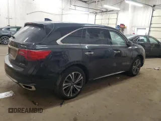 2020 Acura MDX w/Technology Pkg with VIN 5J8YD4H56LL013287, listed as a Copart auction lot 50136395 with Not Provided miles and Salvage Title. Bid and sale history available at carsss.com. Image 3.