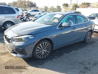 2022 BMW 2 Series 228i with VIN WBA53AK07N7K38682, listed as a IAAI auction lot 41233449 with 27,615 mi miles. Bid and sale history available at carsss.com. Image 2.