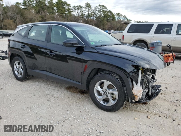 2024 Hyundai Tucson SE with VIN 5NMJA3DEXRH327592, listed as a Copart auction lot 42530425 with 34,938 mi miles and Salvage Title. Bid and sale history available at DreamBid. Image 4.