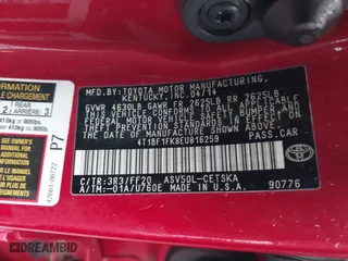 2014 Toyota Camry L with VIN 4T1BF1FK8EU816259, listed as a IAAI auction lot 41482401 with 150,152 mi miles. Bid and sale history available at carsss.com. Image 9.
