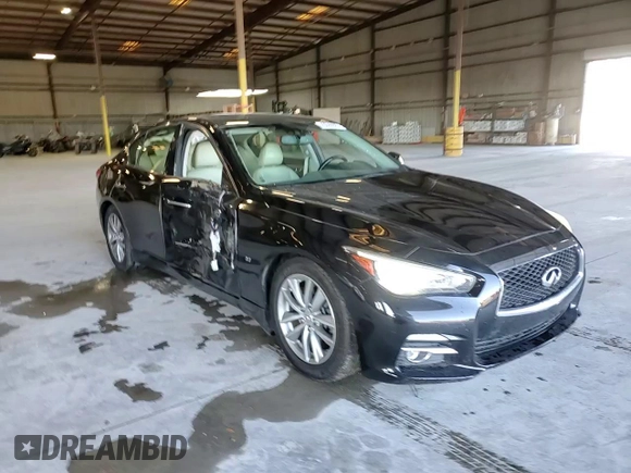 2017 Infiniti Q50 Signature Edition with VIN JN1EV7AP5HM735799, listed as a Copart auction lot 49099925 with 73,007 mi miles and Salvage Title. Bid and sale history available at DreamBid. Image 13.