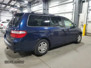 2005 Honda Odyssey EX-L with VIN 5FNRL38625B024415, listed as a Copart auction lot 52380955 with 182,660 mi miles and Salvage Title. Bid and sale history available at carsss.com. Image 3.