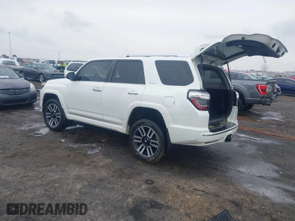 2021 Toyota 4Runner Limited with VIN JTEKU5JR4M5892698, listed as a IAAI auction lot 41596136 with 73,601 mi miles and . Bid and sale history available at DreamBid. Image 3.