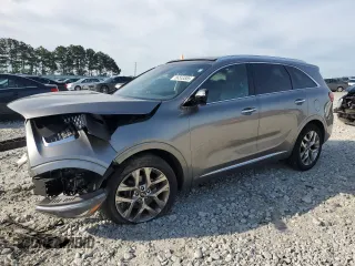 2019 Kia Sorento SX z VIN 5XYPK4A50KG447242, wystawiony jako Copart lot #56553855 z przebiegiem 95 012 mil mil oraz Szkoda całkowita • Salvage title. Historia ofert i sprzedaży dostępna na DreamBid. Obrazek 1.