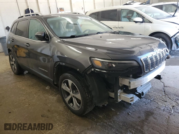 2020 Jeep Cherokee Limited with VIN 1C4PJLDB2LD502823, listed as a Copart auction lot 52770695 with 0 mi miles and Salvage Title. Bid and sale history available at carsss.com. Image 4.