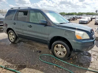 2003 Honda Pilot EX z VIN 2HKYF18583H593038, wystawiony jako Copart lot #59750725 z przebiegiem 249 921 mil mil oraz Czysty tytuł • Clean title. Historia ofert i sprzedaży dostępna na DreamBid. Obrazek 4.