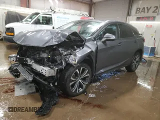 2022 Lexus RX 350 with VIN 2T2HZMDA8NC309467, listed as a Copart auction lot 49897385 with 36,795 mi miles and Salvage Title. Bid and sale history available at DreamBid. Image 1.