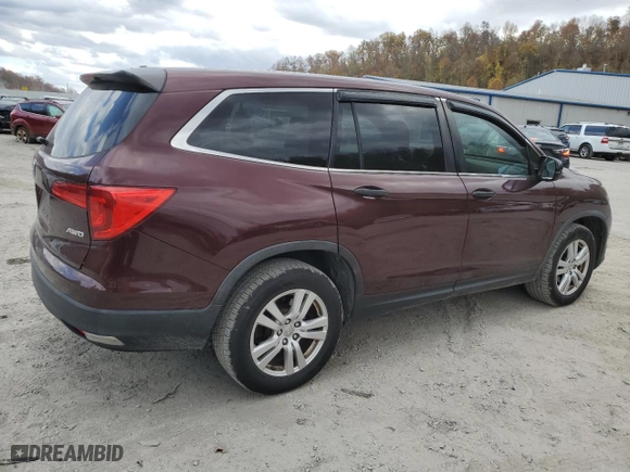 2016 Honda Pilot LX with VIN 5FNYF6H14GB099578, listed as a Copart auction lot 76843314 with 188,161 mi miles and Clean Title. Bid and sale history available at carsss.com. Image 3.